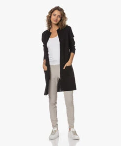 Sibin/Linnebjerg Zuni Lang Open Vest - Zwart -Mode Kleding 230601 98d925e8 97d5 48e4 9b7e 17efe6d1f320