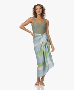 Viveh Bauxite Viscose Print Sjaal/Omslagdoek - Blauw/Groen 20 Viveh Bauxite Viscose Print Sjaal/Omslagdoek - Blauw/Groen -Mode Kleding 230601 f30ffd6b 4d13 4dee a2f9 7128c829f1d4