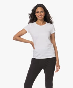 Majestic Filatures Jamie Deluxe Katoenen T-Shirt - Wit -Mode Kleding 230606 34bd2dae 5b34 417e aab3 0529be47b99b