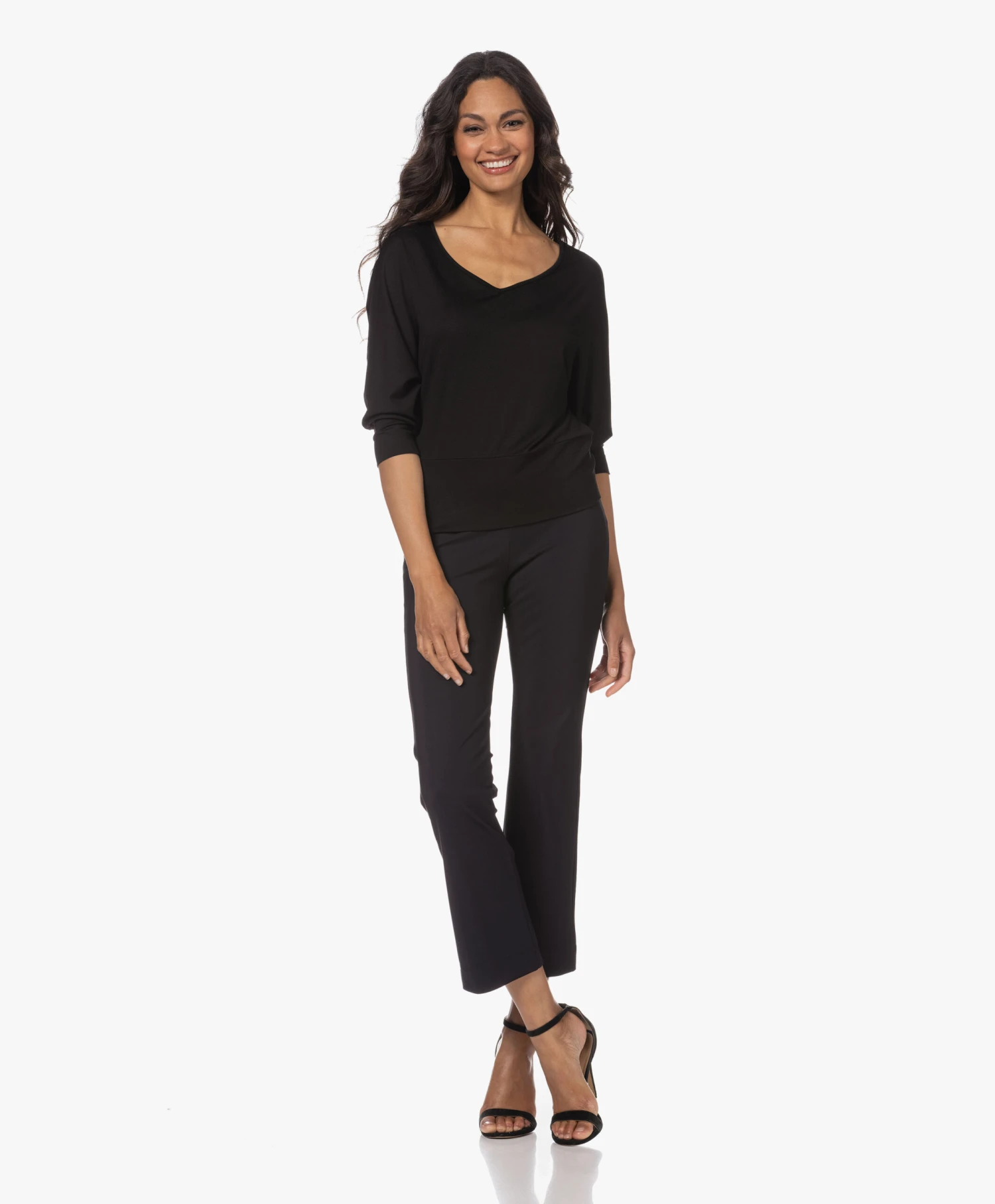 No Man'S Land Tech Jersey Flared Broek - Zwart 6 No Man'S Land Tech Jersey Flared Broek - Zwart - Afbeelding 6