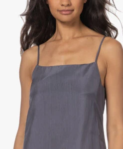 Róhe Fluid Midi Slip Jurk - Steel -Mode Kleding 230608 47bc7581 9609 48b1 9549 cf59ddf39f10