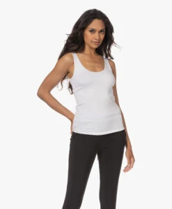 Majestic Filatures Abby Superwashed Tanktop - Wit -Mode Kleding 230608 8573a5ec 95b4 475d abe4 e25d792a7d3e