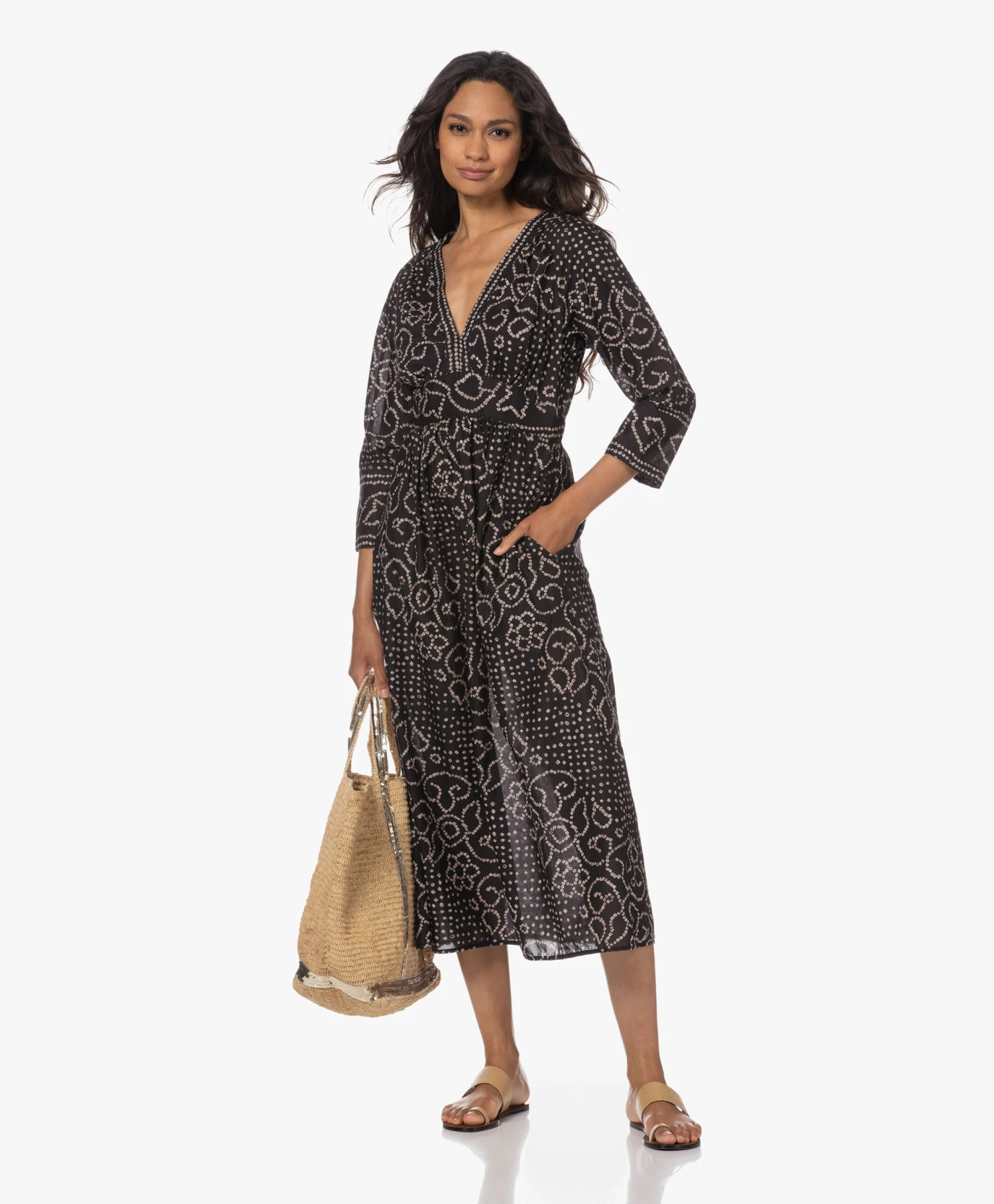 Atp Atelier Astrid Gestructureerde Leren Teenslippers - Licht Beige 5 Atp Atelier Astrid Gestructureerde Leren Teenslippers - Licht Beige - Afbeelding 5