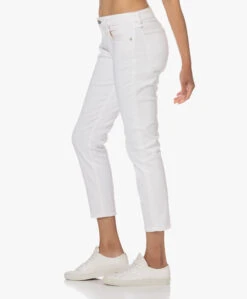Rag & Bone Dre Low-Rise Slim Boyfriend Jeans - Wit -Mode Kleding 230608 dd42210f 9078 4db0 b72a 40d6fe36636e