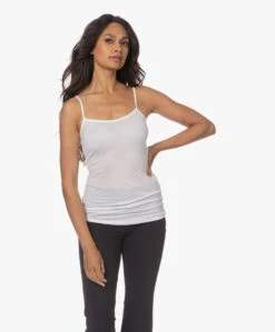 Hanro Ultralight Katoenen Spaghetti Top - Wit -Mode Kleding 230613 1f2d0403 2ec1 42fa a737 571ddcb3bac0