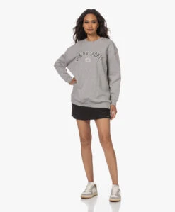 Deblon Sports Gigi Oversized Logo Sweatshirt - Grijs Mêlee -Mode Kleding 230613 5d6998a9 2907 4687 87f9 f1086d9023a2