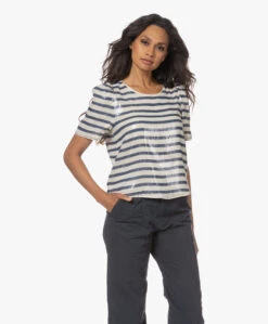 Zadig & Voltaire Tchao Sequins Stripe Blousetop - Judo 15 Zadig & Voltaire Tchao Sequins Stripe Blousetop - Judo -Mode Kleding 230613 64b9a665 065f 463b 830c 6b259516f47e