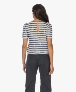 Zadig & Voltaire Tchao Sequins Stripe Blousetop - Judo 16 Zadig & Voltaire Tchao Sequins Stripe Blousetop - Judo -Mode Kleding 230613 656af62e 3535 4154 9b2b d84d85e07108