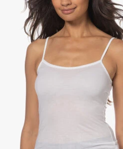 Hanro Ultralight Katoenen Spaghetti Top - Wit -Mode Kleding 230613 6cd3f1b2 1b57 4d76 ae56 fdc3acd960e2