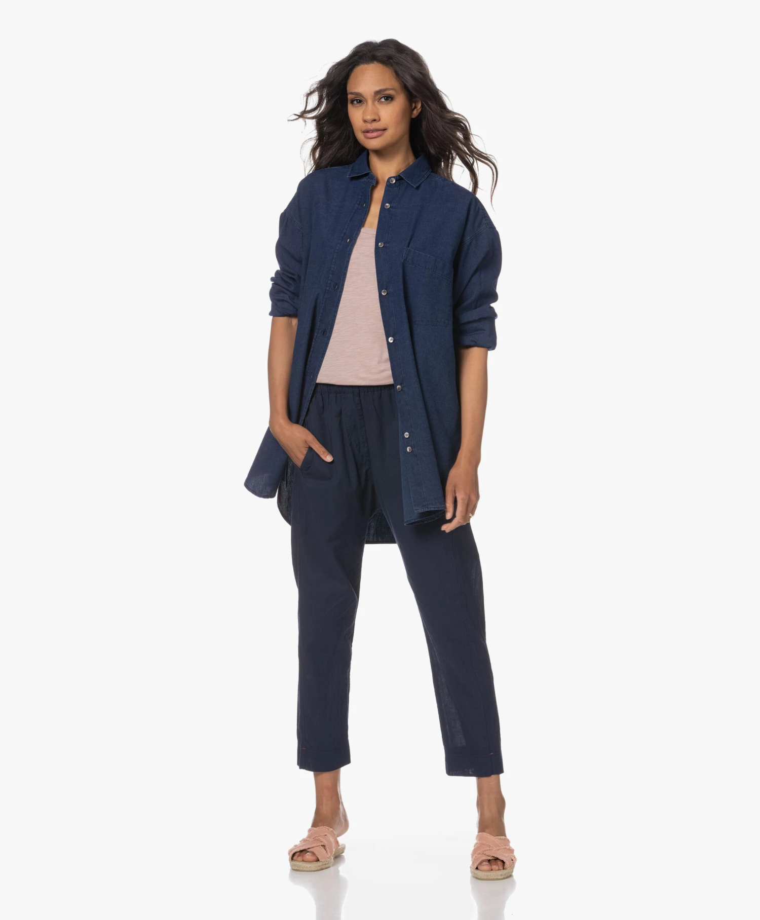 Castañer Pilita Gevlochten Jute Slippers - Rosa Empolvado 2 Castañer Pilita Gevlochten Jute Slippers - Rosa Empolvado - Afbeelding 2