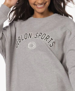 Deblon Sports Gigi Oversized Logo Sweatshirt - Grijs Mêlee -Mode Kleding 230613 a8df15e9 5835 4ca6 9971 65d440f192dc