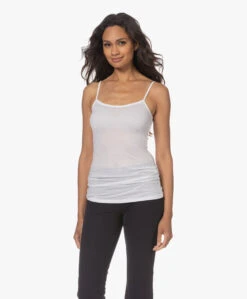 Hanro Ultralight Katoenen Spaghetti Top - Wit -Mode Kleding 230613 ae91cdd0 755f 4b86 9d2d 8f96f28c30cf