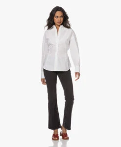 Róhe Shaped Overhemdblouse Met Manchetknopen - Wit 25 Róhe Shaped Overhemdblouse Met Manchetknopen - Wit -Mode Kleding 230614 19159cd2 6659 4ee1 bc86 b5d28fbb4e13