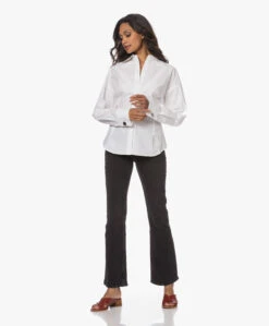 Róhe Shaped Overhemdblouse Met Manchetknopen - Wit 17 Róhe Shaped Overhemdblouse Met Manchetknopen - Wit -Mode Kleding 230614 25f39985 bf13 4f9d aec5 b7fe178a7fef