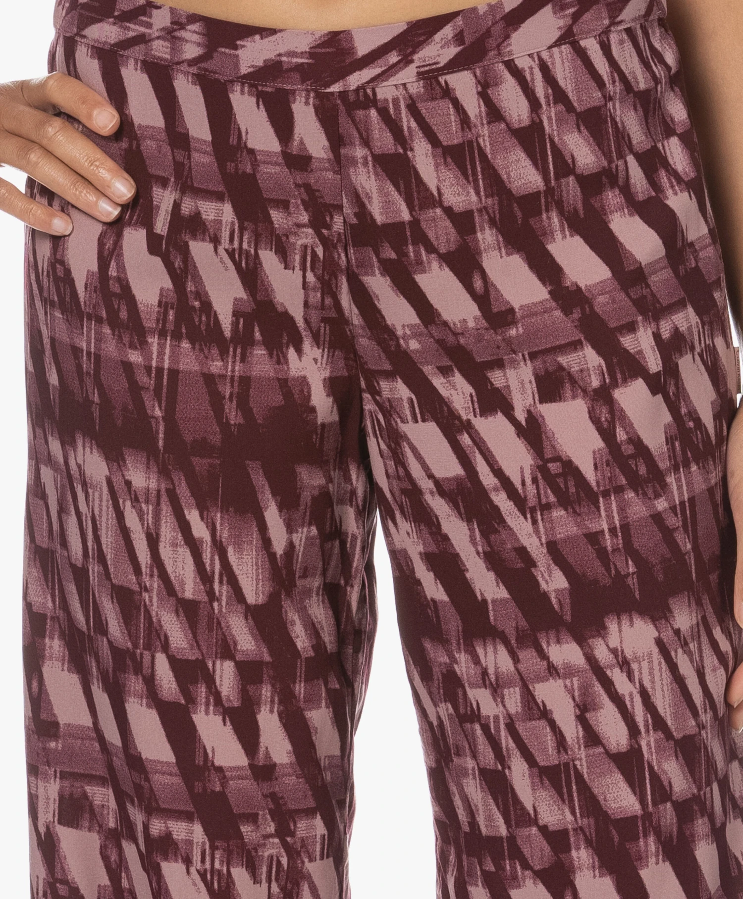 Calvin Klein Viscose Pyjamabroek - Train Windows/Rouge 10 Calvin Klein Viscose Pyjamabroek - Train Windows/Rouge - Afbeelding 10