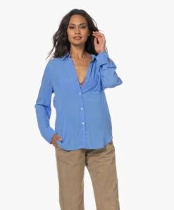 Rails Gaia Viscose Overhemdblouse - Iris -Mode Kleding 230614 96029895 5e29 41de 9f14 e6e0dc0c91d3