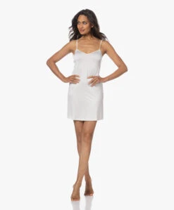 Hanro Satin Deluxe Onderjurk - Off-White