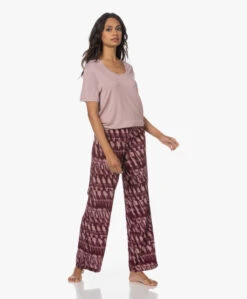 Calvin Klein Modal Jersey Scoop Neck T-Shirt - Woodrose -Mode Kleding 230614 d081002b 0c43 4bd2 943f 1e95dda52f90