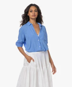 Rails Gaia Viscose Overhemdblouse - Iris