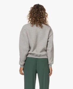 By-Bar Bas Lucky Flock Print Trui - Grijs Mêlee -Mode Kleding 230620 04d78a31 9736 4f30 a310 aefd31246e8b