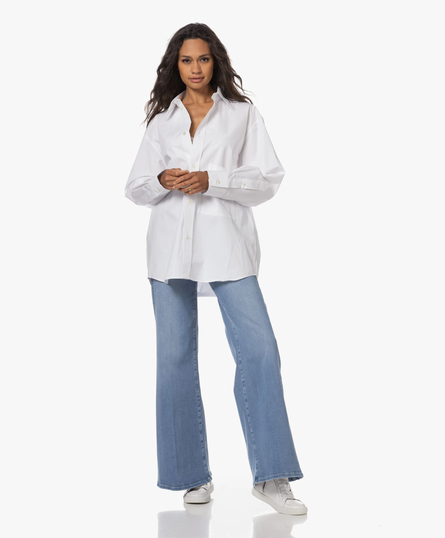 Róhe Unisex Oversized Overhemd - Wit 6 Róhe Unisex Oversized Overhemd - Wit - Afbeelding 6