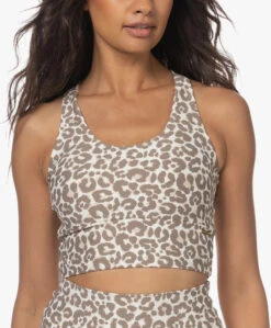 Deblon Sports SarahCropped Luipaardprint Top - Leopard Latte -Mode Kleding 230622 2ca37a45 147d 47fc 93aa cd6d36e4a204