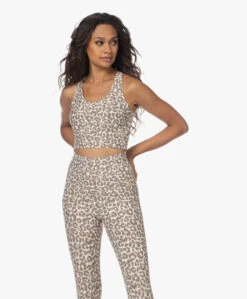 Deblon Sports SarahCropped Luipaardprint Top - Leopard Latte -Mode Kleding 230622 2de56a51 30e1 434d 9cc5 323b5183b16c