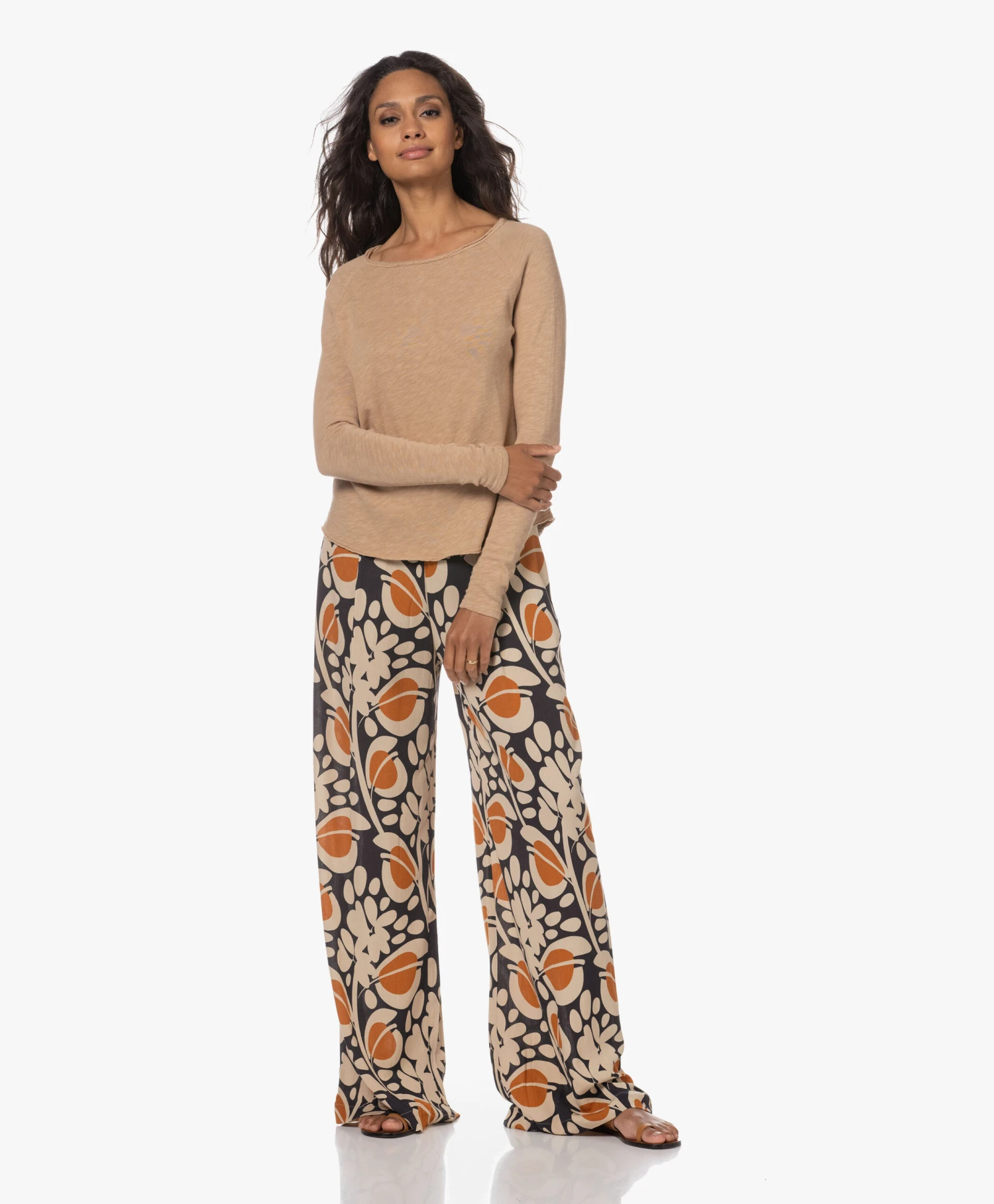 American Vintage Sonoma Slub Sweatshirt - Vintage Macadamia 13 American Vintage Sonoma Slub Sweatshirt - Vintage Macadamia - Afbeelding 13