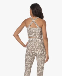 Deblon Sports SarahCropped Luipaardprint Top - Leopard Latte -Mode Kleding 230622 6d860737 c708 4c3f bbc5 575a9e0ac786