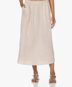 XÃrena Lorette Linnen Rok - Wheat