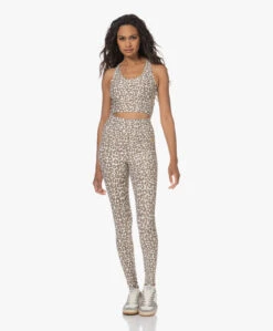 Deblon Sports SarahCropped Luipaardprint Top - Leopard Latte -Mode Kleding 230622 a22a9c15 551c 419f 9d11 974c7419477a