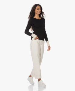 Woman By Earn Lory Cuffs Modalmix Rib Trui - Zwart Vari 18 Woman By Earn Lory Cuffs Modalmix Rib Trui - Zwart Vari -Mode Kleding 230622 c904a71a d313 445b 9431 7f1c7f9b23a8