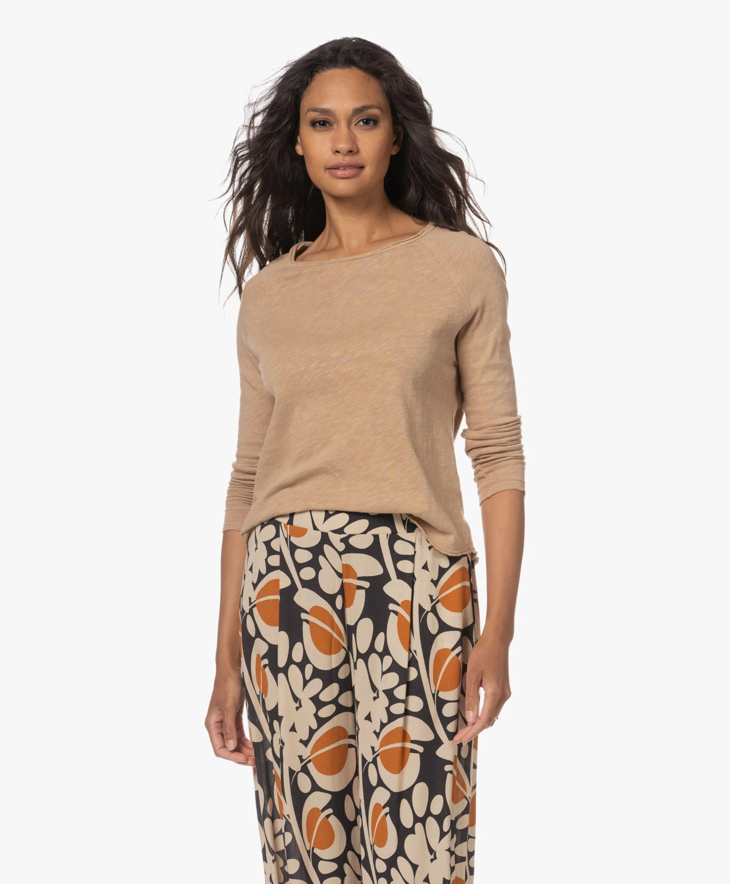 American Vintage Sonoma Slub Sweatshirt - Vintage Macadamia 8 American Vintage Sonoma Slub Sweatshirt - Vintage Macadamia - Afbeelding 8