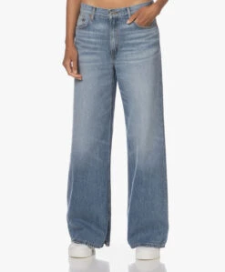 Re/Done Low Rider Loose Jeans - Vintage Flow