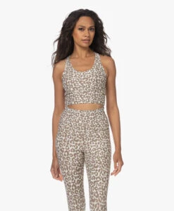 Deblon Sports SarahCropped Luipaardprint Top - Leopard Latte -Mode Kleding 230622 f2dea260 110a 4ac9 b88b 3991c77d3d21