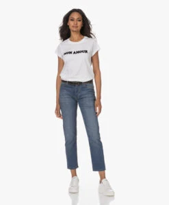 Zadig & Voltaire Woop Mon Amour Print T-Shirt - Wit 22 Zadig & Voltaire Woop Mon Amour Print T-Shirt - Wit -Mode Kleding 230627 08ae0267 0e38 4b21 afc3 a27b72edded8