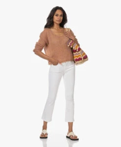 Frame Le Crop Mini Boot Stretch Jeans - Wit -Mode Kleding 230627 0afe6a4e a618 45c5 8d4d 9ff026b2ef7a