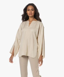 By Malene Birger Calias Twill Blouse - Vanilla Cream -Mode Kleding 230627 50edf3bf f4e6 40bb 83e1 59a905830dbd