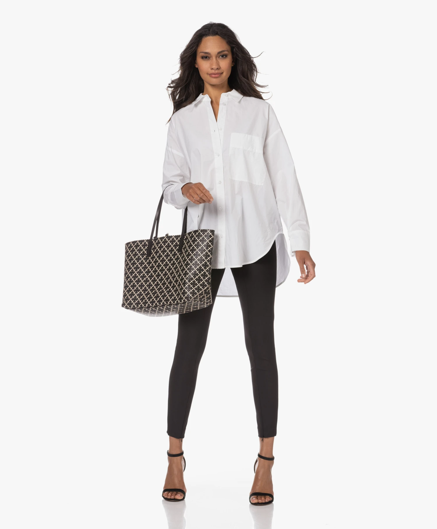 By Malene Birger Derris Biologisch Katoenen Overhemdblouse - Pure White 5 By Malene Birger Derris Biologisch Katoenen Overhemdblouse - Pure White - Afbeelding 5