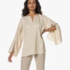 By Malene Birger Calias Twill Blouse - Vanilla Cream