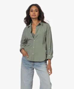 Citizens Of Humanity Kayla Shrunken Poplin Overhemdblouse - Nova