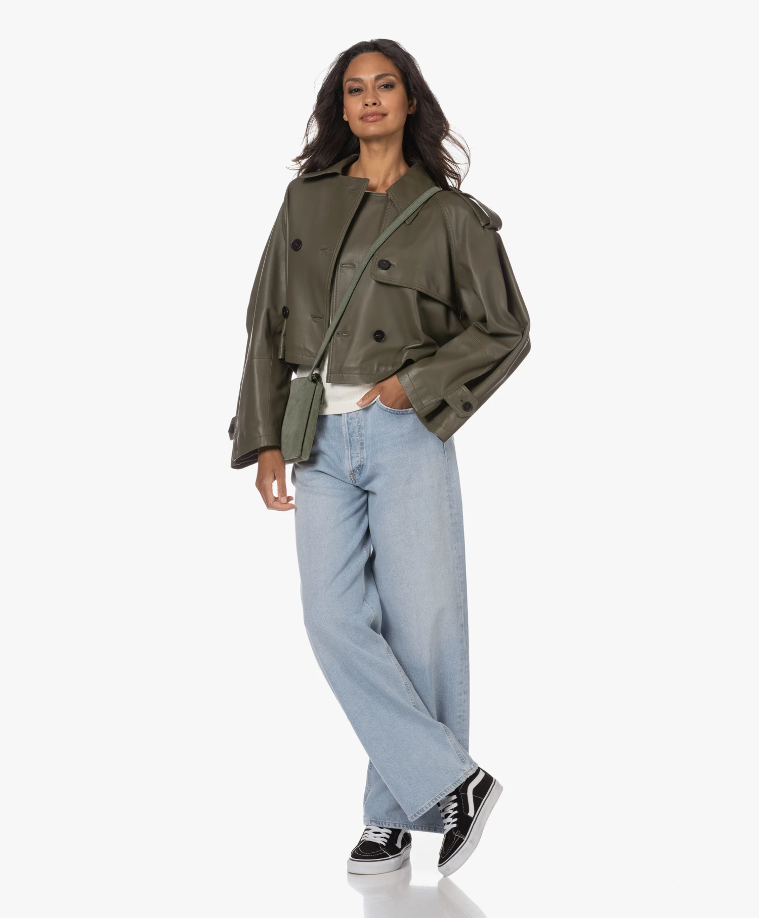 Vans Sk8-Hi High-Top Sneakers - Zwart/Wit 11 Vans Sk8-Hi High-Top Sneakers - Zwart/Wit - Afbeelding 11