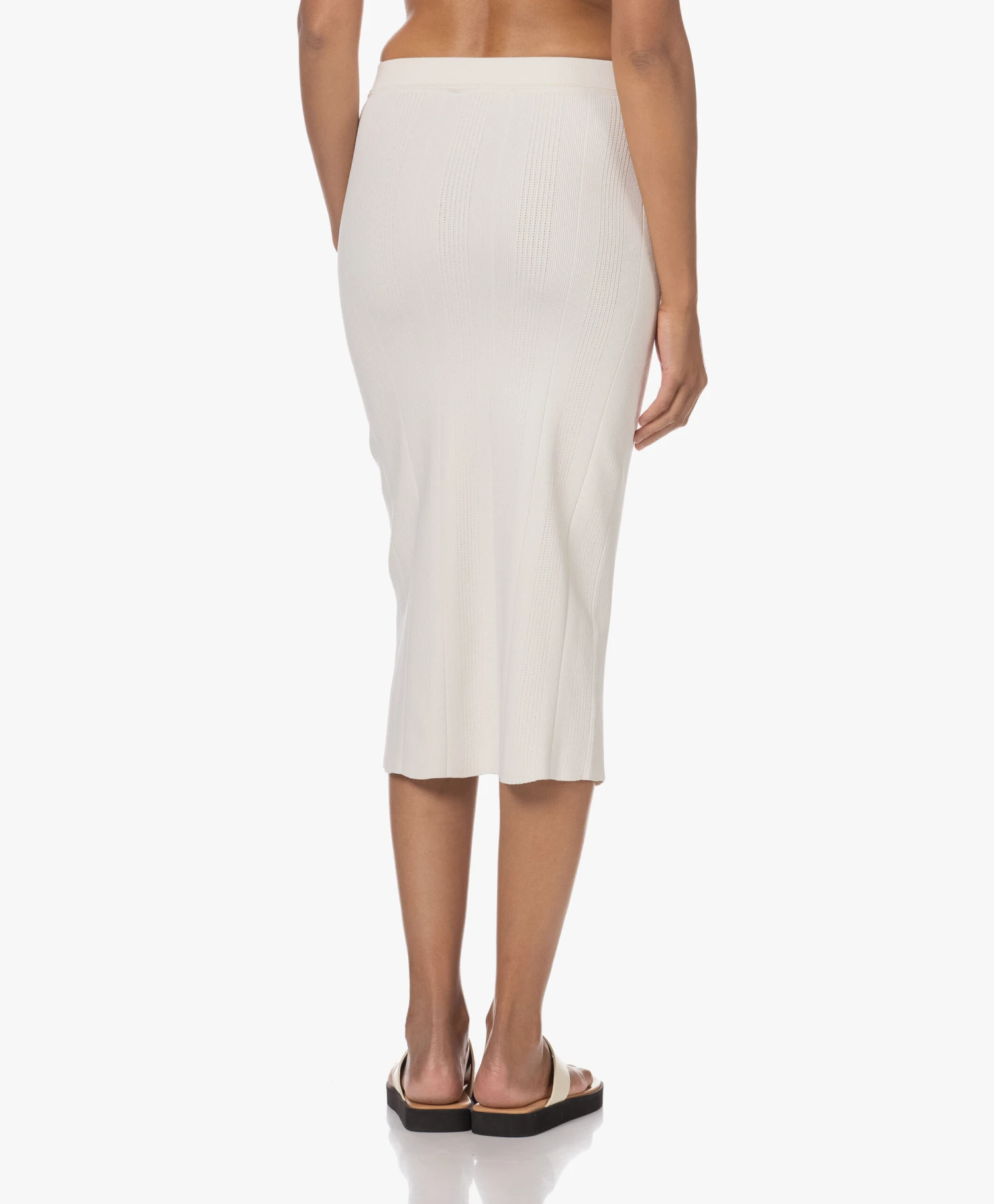 Iro Pointelle Midi-Rok - Mastic 4 Iro Pointelle Midi-Rok - Mastic - Afbeelding 4