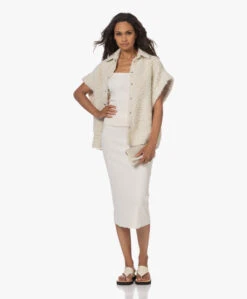 Iro Pointelle Midi-Rok - Mastic 23 Iro Pointelle Midi-Rok - Mastic -Mode Kleding 230629 6149c802 aee0 4844 947a 33161fa4446e