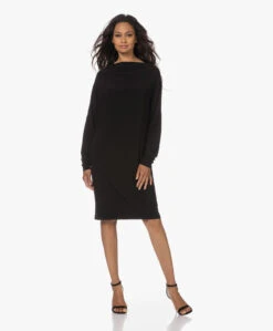 Norma Kamali All-In One Travel Jersey Jurk - Zwart -Mode Kleding 230629 642ee456 ef1c 4bce 9459 d4439f816abf