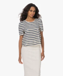 Zadig & Voltaire Tchao Sequins Stripe Blousetop - Judo 20 Zadig & Voltaire Tchao Sequins Stripe Blousetop - Judo -Mode Kleding 230629 b9dc23eb 2728 45e5 a00f ccd8dd632df1