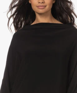 Norma Kamali All-In One Travel Jersey Jurk - Zwart -Mode Kleding 230629 da9f0a0b 0660 451f af6c 6aaebdc71c1a