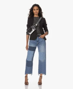 Closed Gestreepte Longsleeve Met Boothals - Zwart -Mode Kleding 230629 f550174b 733d 44e1 bd09 fdcebb33a72d