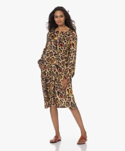 Lasalle Satijnen Tuniekjurk Met Luipaardprint - Leo -Mode Kleding 230704 b41b0d18 0c33 4bf6 9679 1f1c461fc373