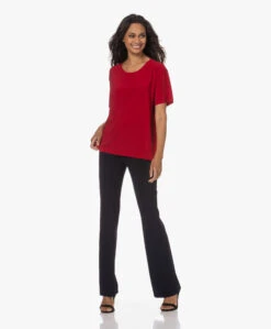 Norma Kamali Tech Jersey Boot Broek - Midnight -Mode Kleding 230704 c3423239 cacb 4f10 81f8 c39782b81404